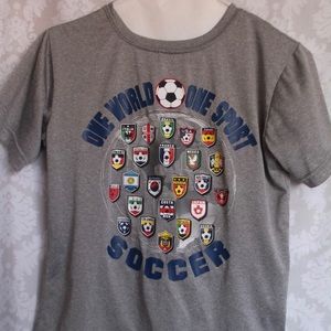 Kids Striker World Soccer Tee M